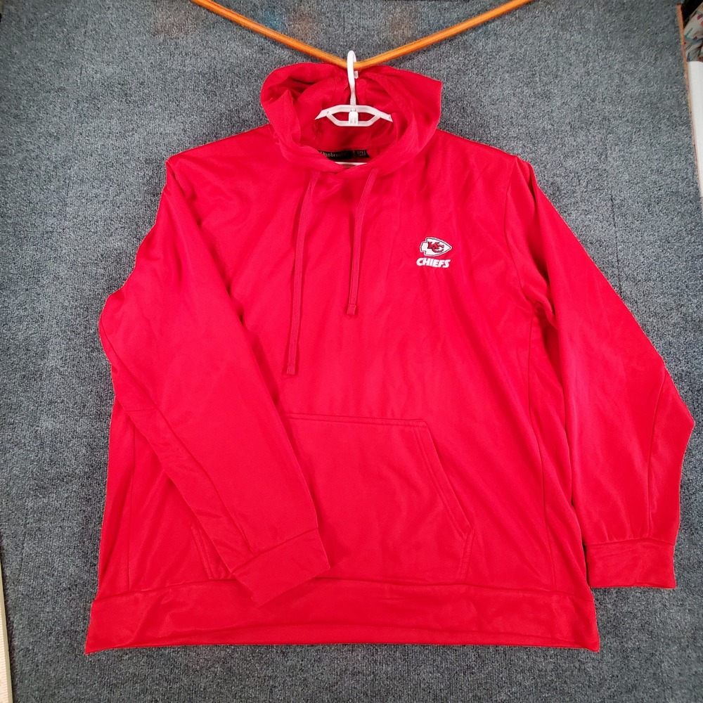 Kansas City Chiefs Hoodie Mens 2XL Red NFL Football Dunbrooke